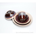 Modernes populäres keramisches Geschirr Sets Pocelain Steinzeug